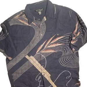 TORI RICHARDS vintage Aloha shirt hawaiian shirt VINTAGE 75 silk blend 2XL MENS